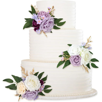 3PCS Wedding Cake Toppers Wedding Decor