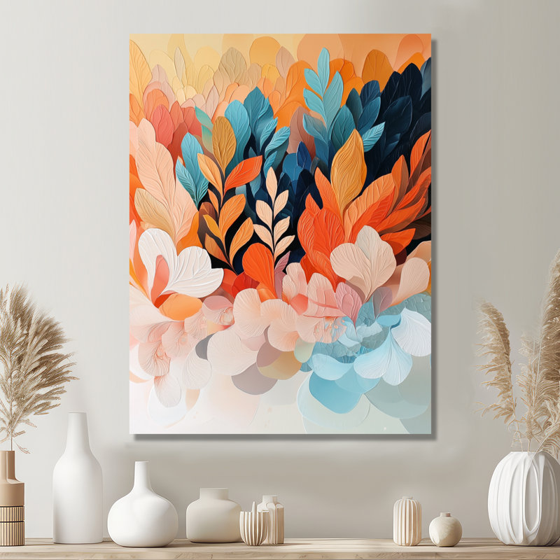 Katy - impressions sur toile abstraites, Toile tendue, Ne s’applique pas, 20" H x 12" W