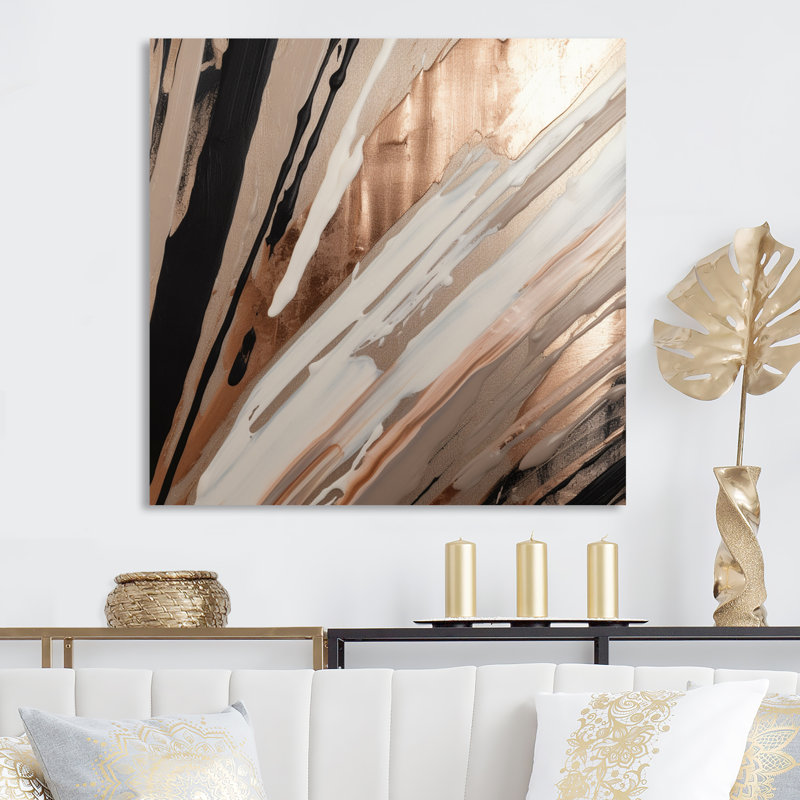 Décoration murale Creekside Rosegold, H 23 po x l 23 po x P 1 po