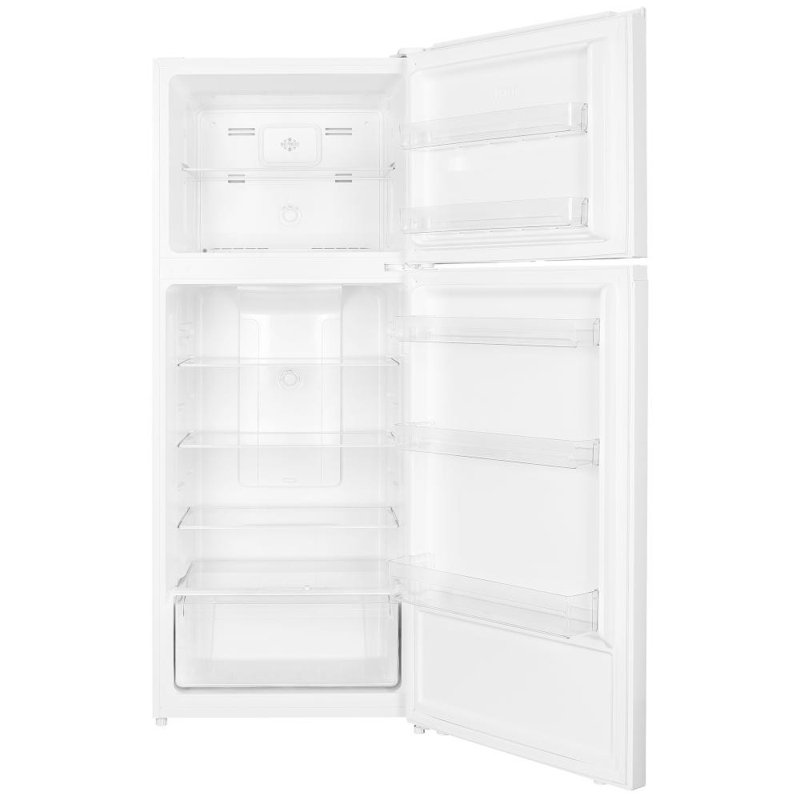 Impecca 14.8 Cu. Ft. 28"W CounterDepth Refrigerator with Top Mount Freezer, White