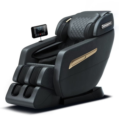 Lashayna Full Body 4D Massage Chair with Zero Gravity, AI Voice Control, Heat Therapy, 58-Inch SL Track, 48 Airbags, and Extendable Footrest