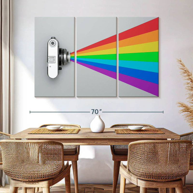 Flash appareil photo Senne Rainbow, H 20 po x l 33 po