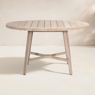 Rollins 54" Teak Patio Dining Table
