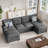 Rezarta 110" Upholster Modular Sectional Couch-1493237768