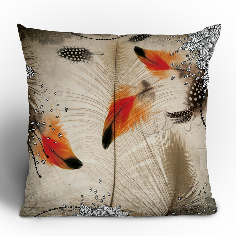 Coussin Feather Dance, 20 po x 20 po