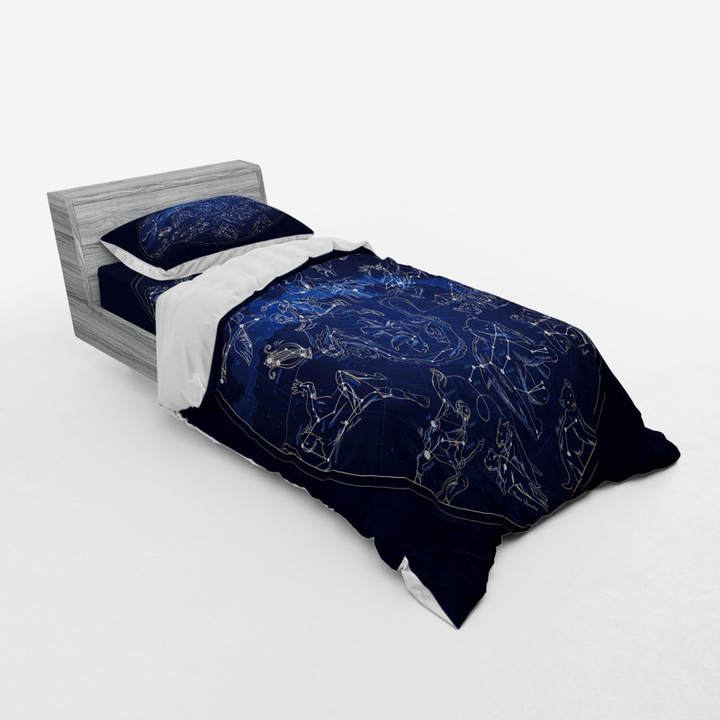 Ensemble de housse de couette Constellation Antique, Housse de couette simple TG + 2 articles suppléme