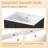 Stylish 24" Wall Mounted Single Floating Bathroom Vanity With Ceramic Sink