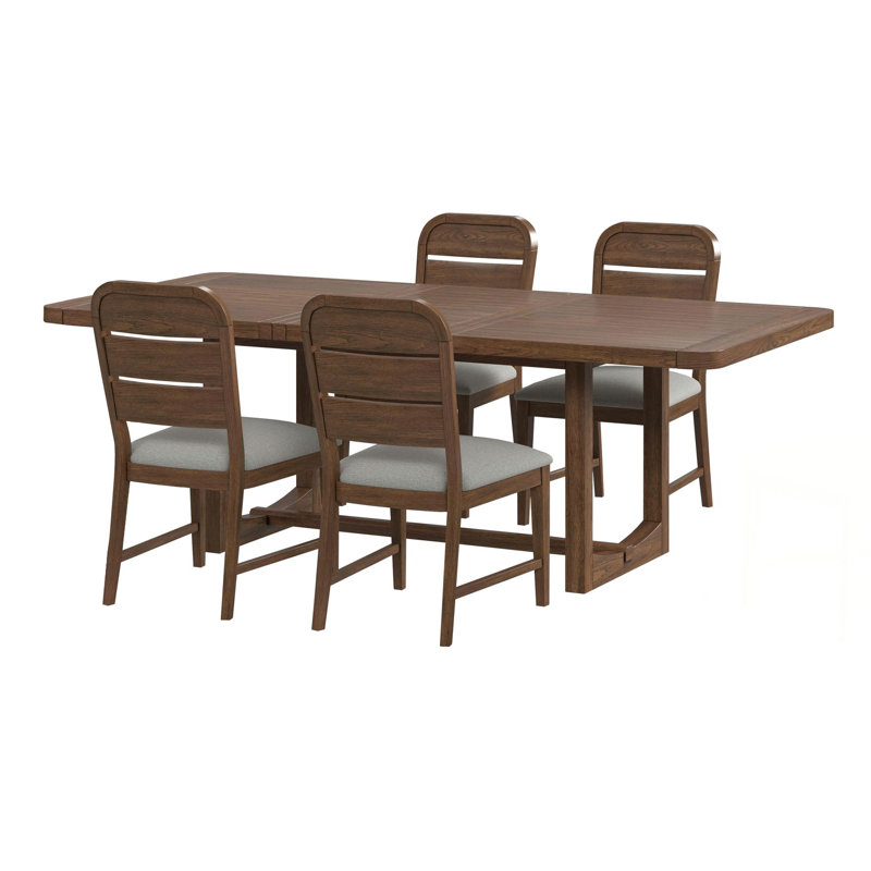 Ensemble de salle à manger à hauteur standard 5 pièces Thorin Picket House Furnishings, 5 pièces: table, 4 chaises