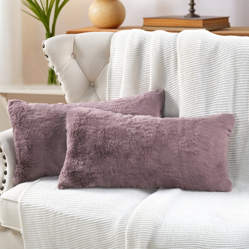 Housse de coussin carrée, Bois de rose