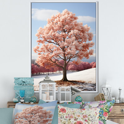 «Soft Neutral Tones Maple Tree II», reproduction sur toile