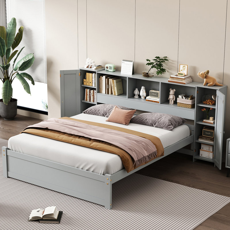 Lit plateforme Bloemer, Blanc
