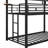 Reesa Kids Twin Over Twin Bunk Bed-521412485