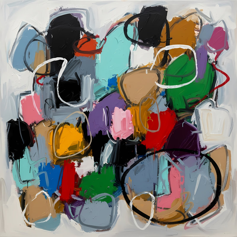 Scattered Continuum, 24" H x 24" W