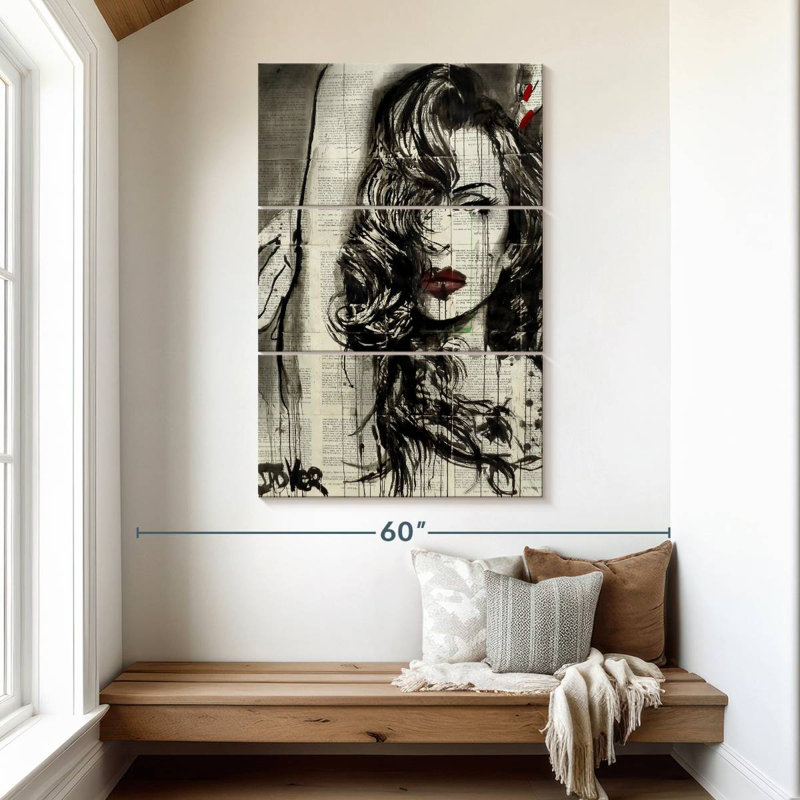 Leisha LeBron James, 50" H x 32" W