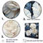 Arrangement d'œillets blanc et bleu IV sur toile-2003946448-2059670792