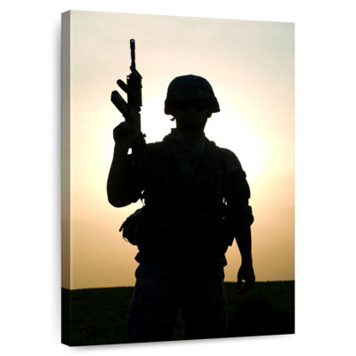 USA Soldier Silhouette