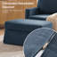 Repose-pieds carré avec housse Cario Farmhouse-2045419522