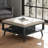 Square Rattan Coffee Table with Storage-2106829971