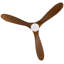 Ventilateur de plafond 60 "DC avec lumière DEL - 3 couleurs, télécommande, réversible, intérieur / extérieur