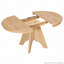 Ensemble de table de salle à manger extensible Vintage pour 4 à 6 personnes avec 4 chaises rembourrées, ensemble de table de ferme rustique de 42 à 58 pouces avec finition vieillie pour la salle à manger et la cuisine-1347248718
