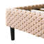 Lit de chameau doux et doux avec structure stable et confortable pour la chambre à coucher de trois styles simples