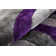 Thionville Shag Purple/Grey Shag Area Rug