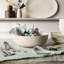 over&back Woven Frayed Chambray Table Runner-101293214-101293213