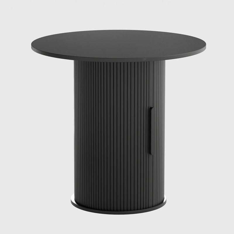 Table de salle à manger 31,5 po, Noir