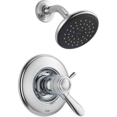 Garniture de robinet de douche Lahara avec poignées levier et TempAssure