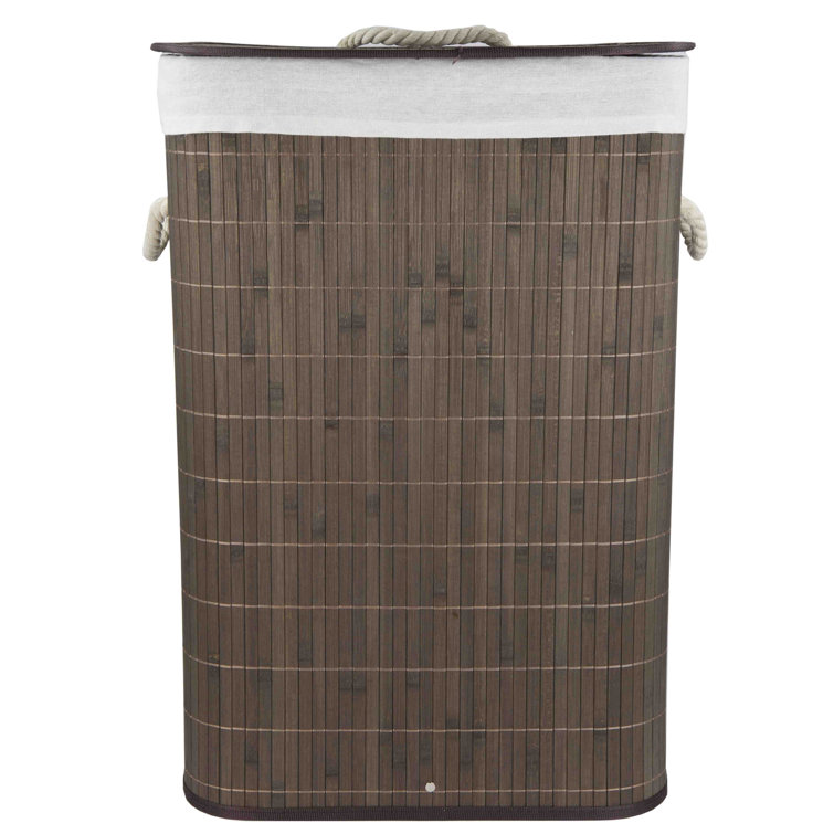 Bamboo Folding Laundry Basket