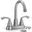 NO 2-handle Bathroom Faucet with Drain Assembly-97618761