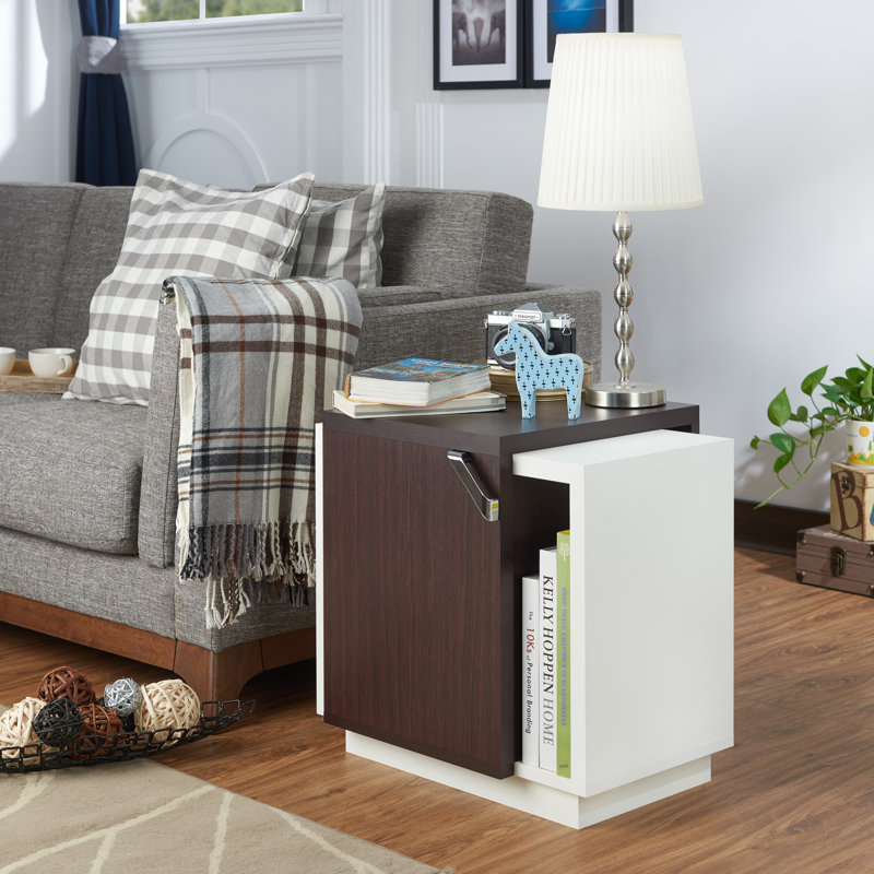 Block End Table, Walnut