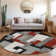 Premium Machine Washable Prisco Gray Rug