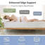 Matelas en mousse viscoélastique gélifiée mi-ferme, matelas de soulagement de la pression de refroidissement dans une boîte avec mousse de soutien-1567686748-1567686751
