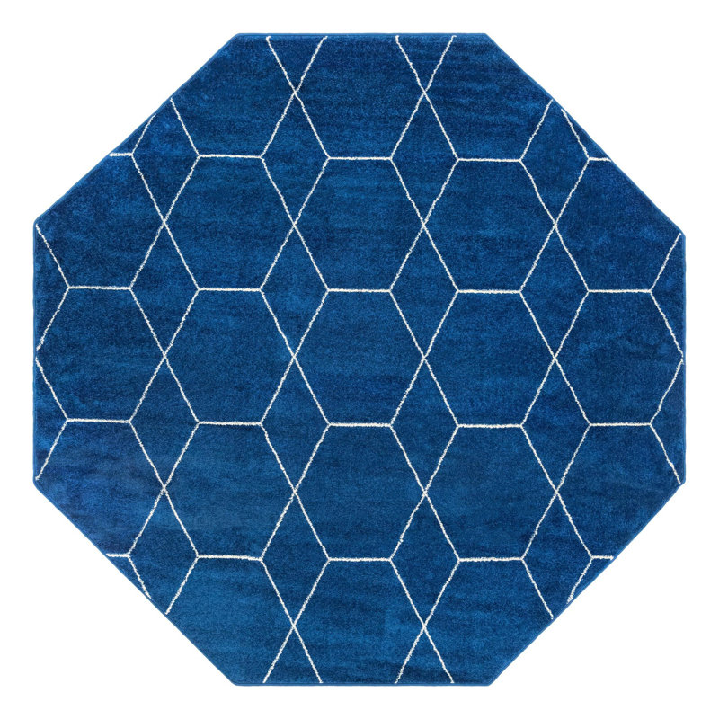 Debrodie Geometric Indoor Rug, Octagon 7'10"