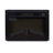 Electric Fireplace Insert 23" 1400W 120V ,Equipped With Remote Control, Ultra Thin Heater With Log Set & Realistic Flame - BLACK