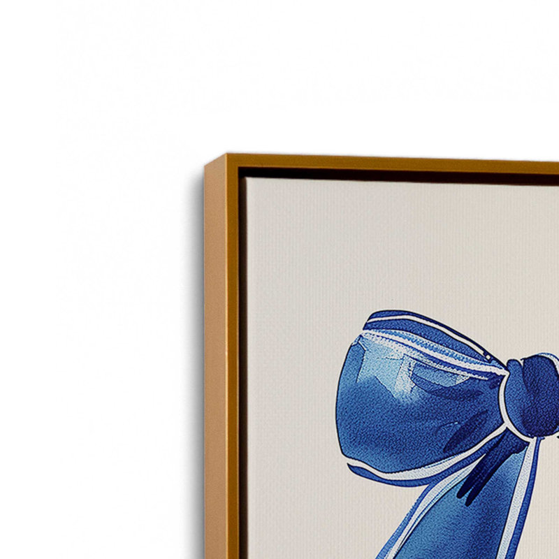 Impression sur toile Frosty Ribbons of Joy, H 18,75 po x l 12,75 po, Or poli
