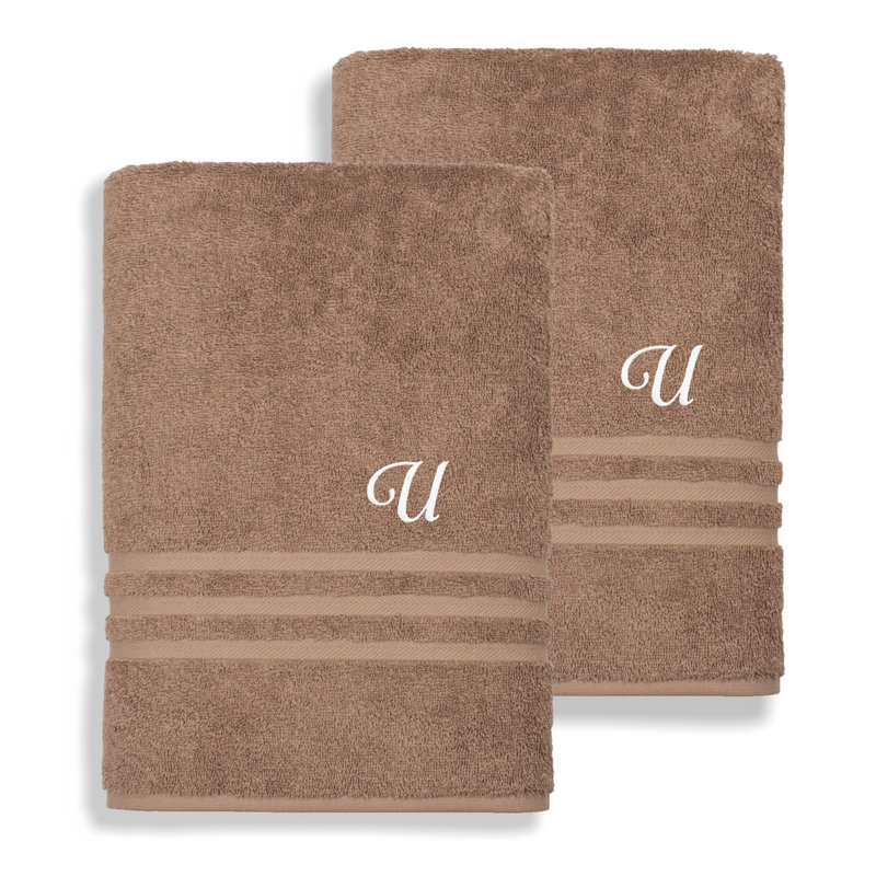 Denzi Bath Towel, U, Latte