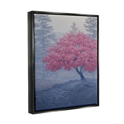 " Spring Cherry Blossom Foggy Path " by Richard Courtney