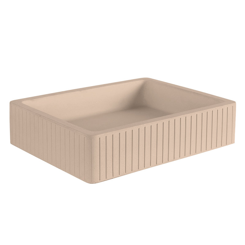 Newterra 19.62'' L Bathroom Sink, Clay