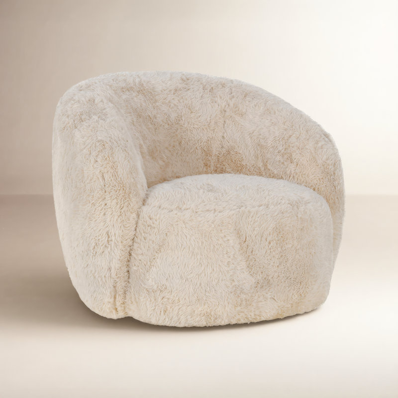 Adley Plush Swivel Accent Chair