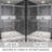 56"-60" W x 76" H Double Sliding Frameless Shower Door with Soft-Closing and Clear Tempered Glass-99354120
