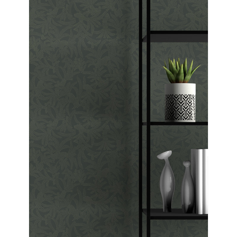 Yuki Osada Floral Wallpaper Double Roll, Sage