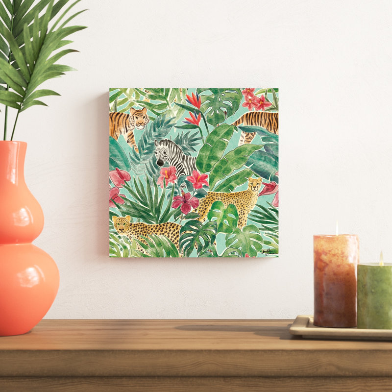 Jungle Vibes Step 01C, H 12 po x l 12 po x P 1,25 po