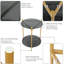 Table de bout haute en verre Elsemarie-1080427528