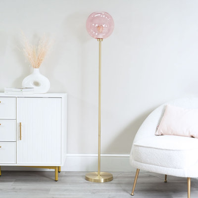 Frenchie 150cm Plated Traditional Floor Lamp