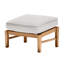 Croquet Outdoor Teak Ottoman with Cushion-1779575670-1779579782-1845098737