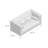 Sansa 64.5" Velvet Square Arm Loveseat-32926660