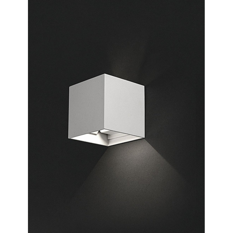 Erald White 10cm H Integrated LED Outdoor Flush Mount