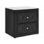 Table de chevet noire 1Pc